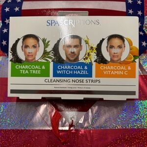 SPA SCRIPTS Cleansing Nose Strips - Charcoal & Tea Tree, Witch Hazel, Vitamin C